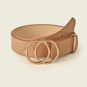 Double O-ring buckle belt